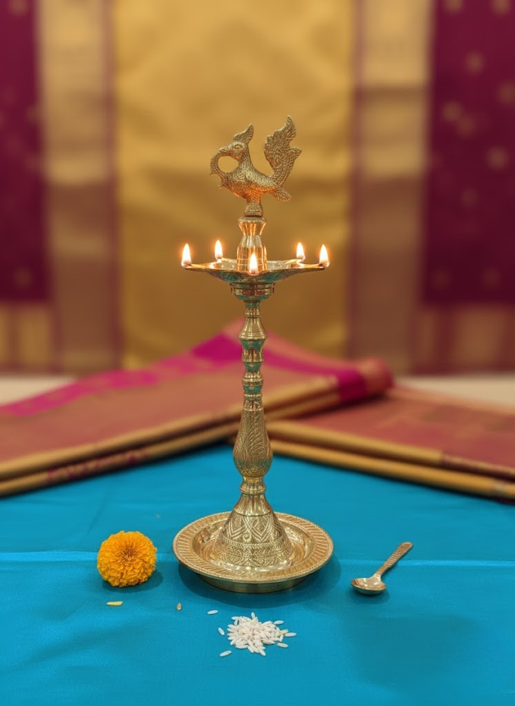 BRASSWARE LAMP MAHABARAT